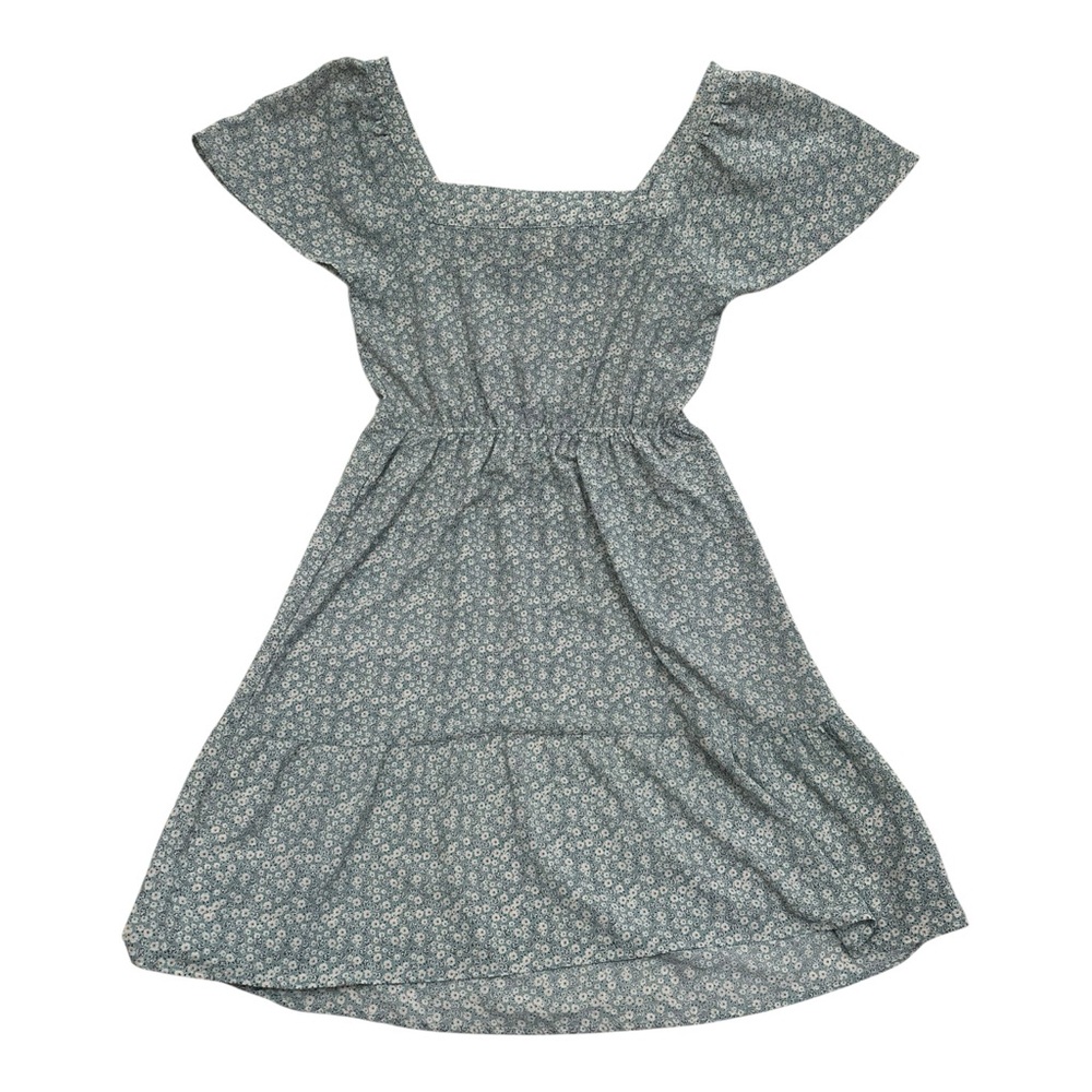 Monteau Los Angeles Blue Floral Dress - Size Medium - Picture 5 of 8